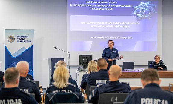 Prace nad optymalizacją systemu szkolenia Policji