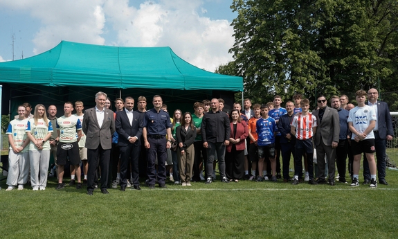 Konferencja prasowa nt. realizacji unikatowego w skali kraju projektu edukacyjno-profilaktycznego „Razem tworzymy atmosferę – Kibicuj z klasą”