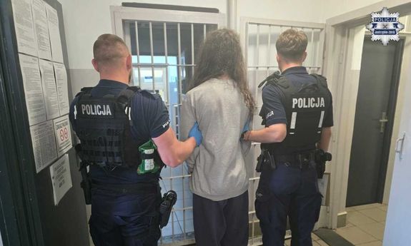 Zatrzymanie nożownika w szpitalu
