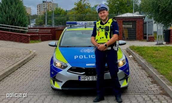 Szybka reakcja policjanta zapobiegła tragedii