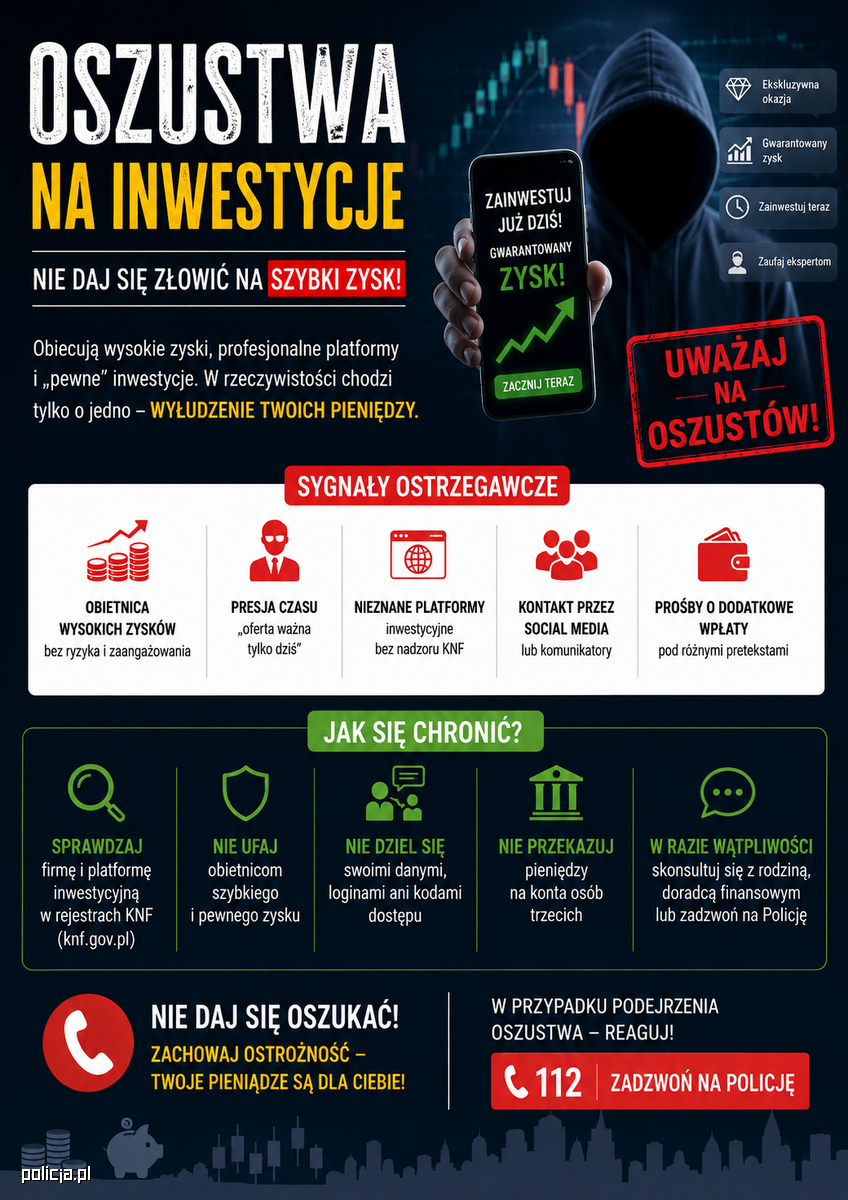 Miał szybko i dużo zarobić na inwestycjach w ropę. Stracił blisko 550 tys. zł
