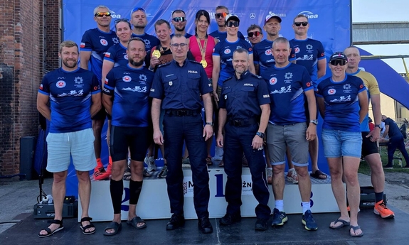 Bydgoscy policjanci na podium Mistrzostw Polski Policji w Triathlonie