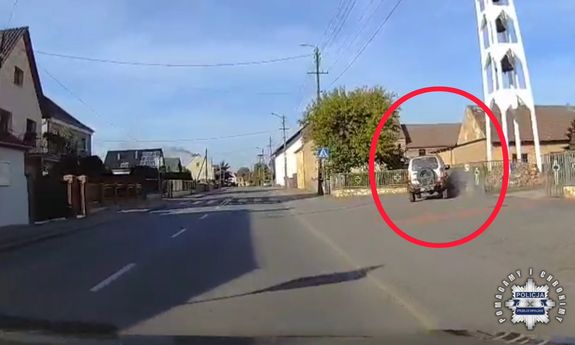 Uderzył w mur kościoła - miał 2,5 promila