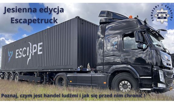 Rusza jesienna edycja Escapetruck. Poznaj, czym jest handel ludźmi i jak się przed nim chronić