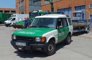 Radiowóz niemieckiej policji