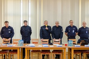 Powitanie uczestników spotkania przez Zastępcę Komendanta Głównego Policji insp. Cezareo Popławskiego