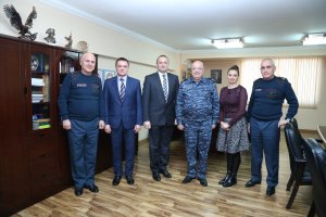 Przedstawiciele polskiej i armeńskiej Policji