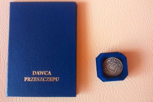 odznaka "Dawca Przeszczepu"