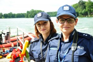Festyn dla dzieci i przekazanie łodzi lubuskim policjantom