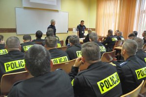 Wykłady dla słuchaczy Szkoły Policji w Słupsku.