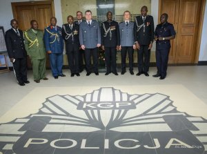 Wizyta przedstawicieli delegacji ugandyjskiej w Komendzie Głównej Policji