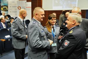Uczestnicy międzynarodowej konferencję pod nazwą „25 lat współpracy Policji Lubuskiej i Landu Brandenburgia – gwarantem bezpieczeństwa regionalnego”