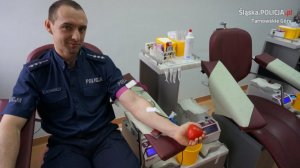Tarnogórscy policjanci honorowo oddali krew