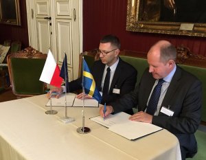 Podpisanie porozumienia wykonawczego między polską i szwedzką policją