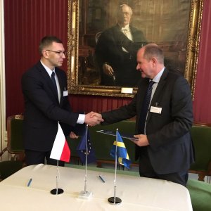 Podpisanie porozumienia wykonawczego między polską i szwedzką policją