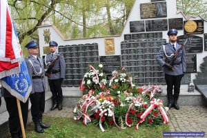 uroczystość uczczenia 77 rocznicy pamięci policjantów zamordowanych przez NKWD w Twerze i innych miejscach kaźni
