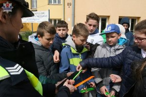 działania profilaktyczne policjantów z Wydziału Ruchu Drogowego KMP w Lublinie