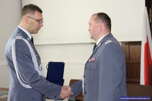 Uroczystość wprowadzenia Komendanta Wojewódzkiego Policji w Katowicach nadinsp. Tomasza Trawińskiego