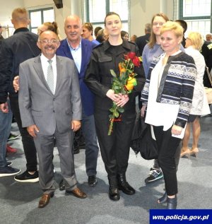ślubowanie policjantów w Olsztynie
