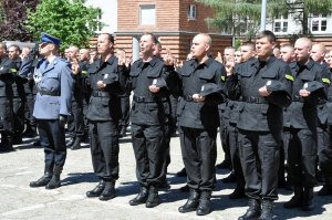ślubowanie nowych policjantów w Katowicach