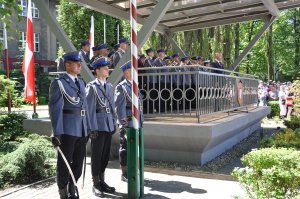 ślubowanie nowych policjantów w Katowicach