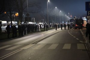 Małopolscy policjanci zabezpieczali mecz derbowy pomiędzy Cracovią a Wisłą