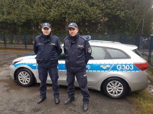 Policjanci z Dobczyc