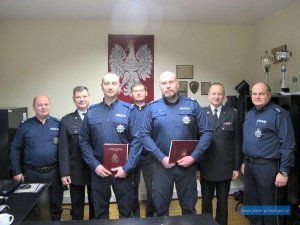 Spotkanie w gabinecie Komendanta Powiatowego Policji w Jaworze