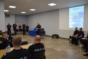 W Komendzie Wojewódzkiej Policji w Katowicach odbyły się Wojewódzkie Eliminacje do VI Ogólnopolskich Zawodów Ratowników Policyjnych z Kwalifikowanej Pierwszej Pomocy.