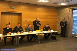 Uroczyste podpisanie porozumienia o współpracy pomiędzy Policją dolnośląską i Policją czeską