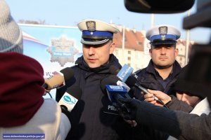 Briefing policjantów Ruchu Drogowego