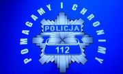 Napis - Pomagamy i chronimy oraz policyjna gwiazda z napisem policja