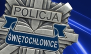 Gwiazda policyjna z napisem Policja Świętochłowice