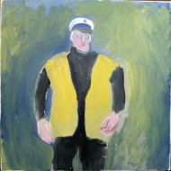 Barbara LICHA / Służba, 51x51 cm, technika mieszana