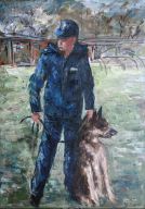 Elżbieta SUSZEK / Po ćwiczeniach, 70x50 cm, olej