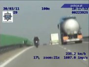 Chciał wypróbować motocykl - jechał nawet 235 km/h