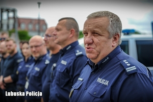 kadra kierownicza Lubuskiej Policji