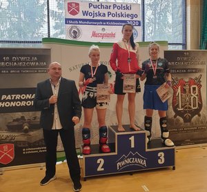 Marta Mysur podczas Pucharu Polski Służb Mundurowych.