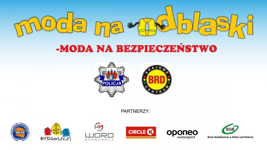 Oficjalne logo akcji "Moda na odblaski"