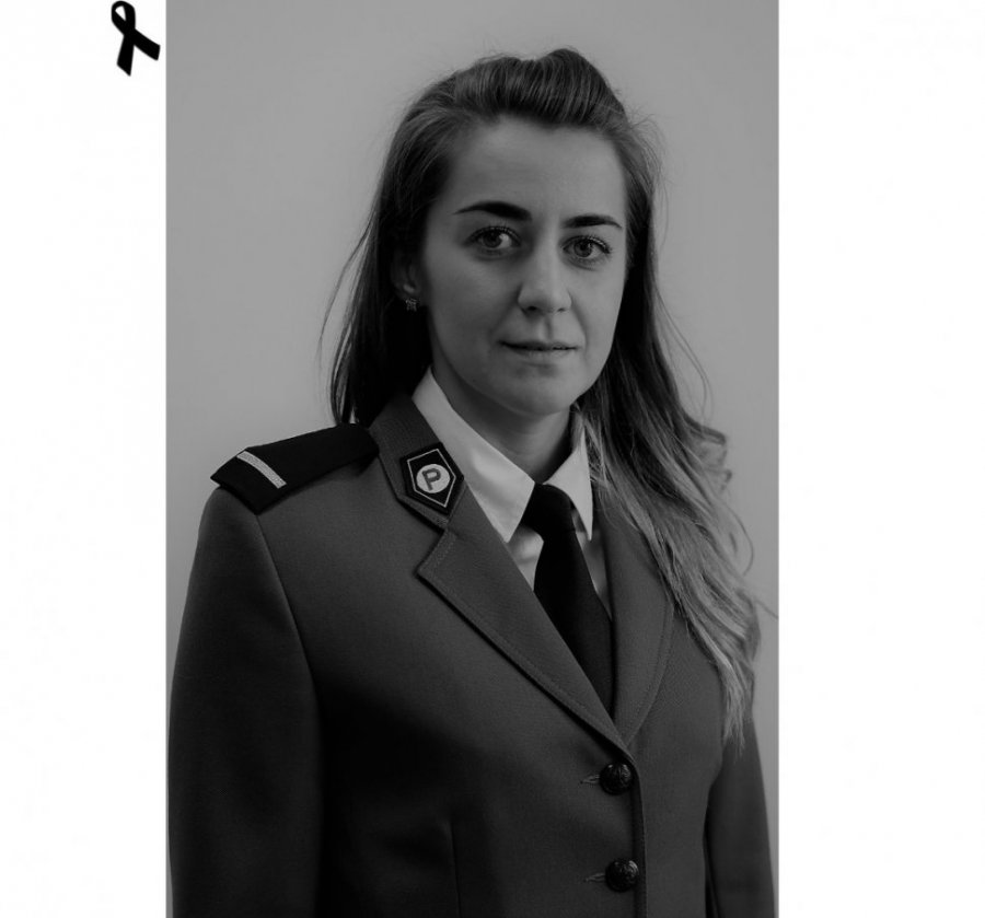 śp. st. sierż. Joanna Krzempek w policyjnym mundurze