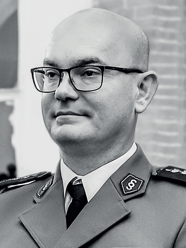 zdjęcie podkomisarza Daniela Łuczyńskiego