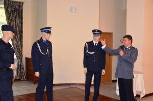 Zdjęcie przedstawia naradę kadry kierowniczej służby logistycznej Policji
