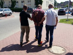 zatrzymany mężczyzna