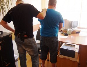 Zatrzymany z policjantem