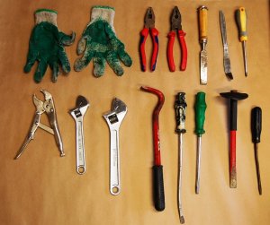 Narzędzia, które posłużyły włamywaczom do włamań