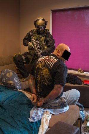 Zatrzymany podczas akcji mężczyzna