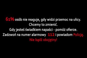 Informacje o przemocy na ulicy