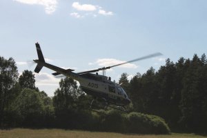 Policyjny śmigłowiec zaangażowany w poszukiwania