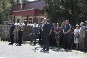 Wiceminister SW Grzegorz Karpiński uroczyście rozpoczął budowę nowej siedziby KPP i OPP w Krakowie