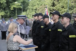 Ślubowanie i nagrody małopolskich policjantów